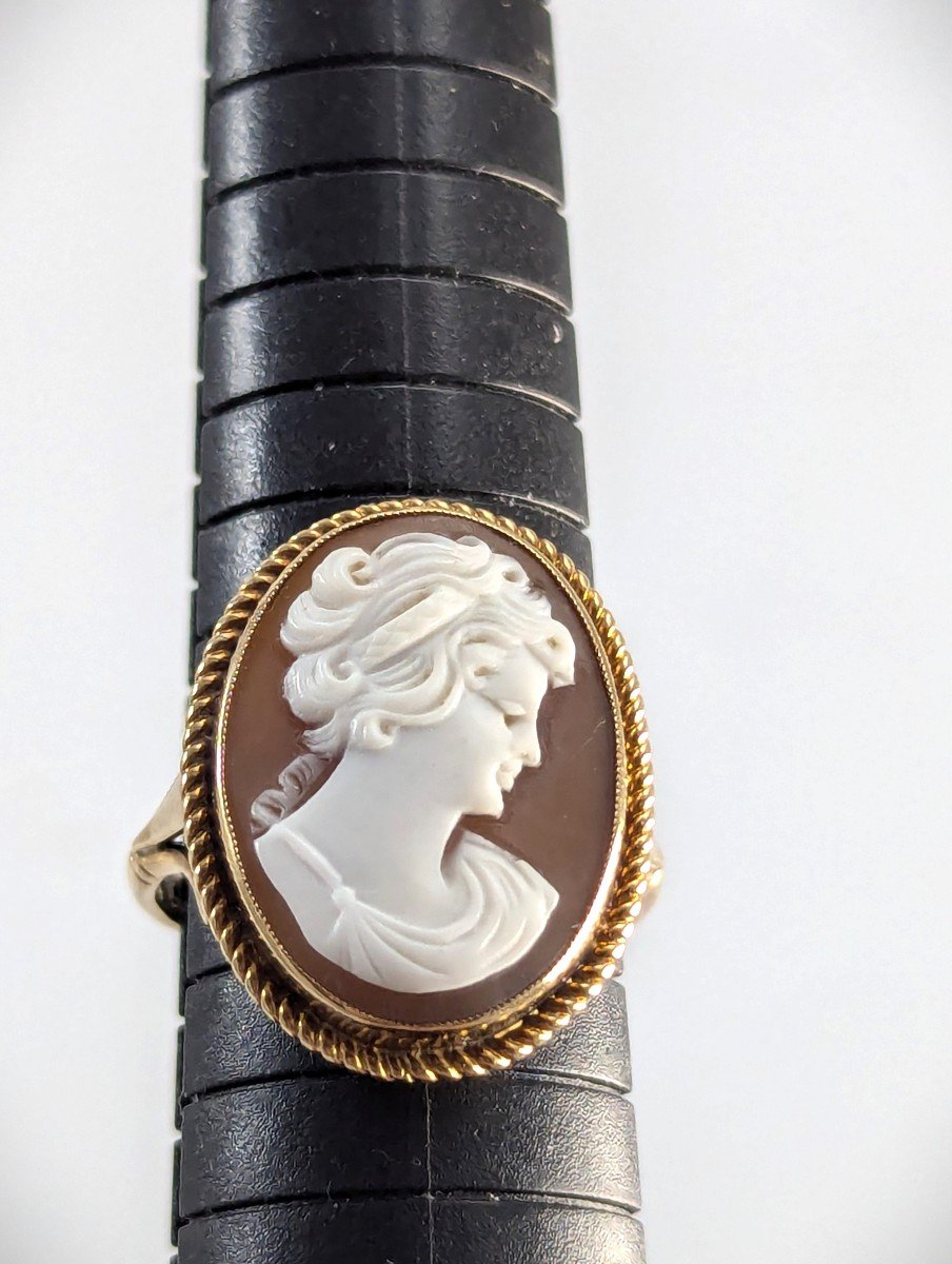  Gold Cameo Ring, 1914.-photo-3