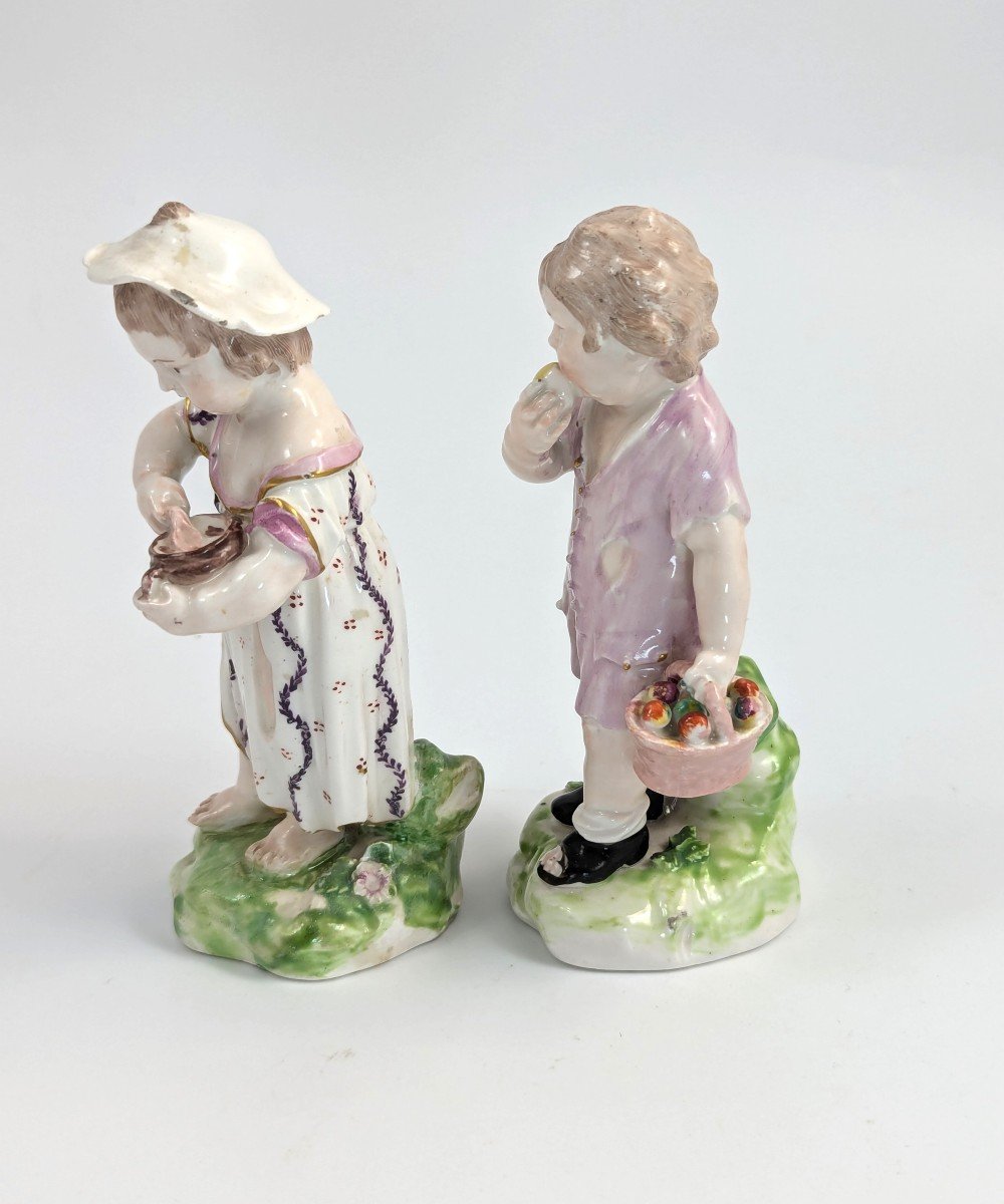 Antique Derby Figurines ‘poor Children’, 1760-photo-2