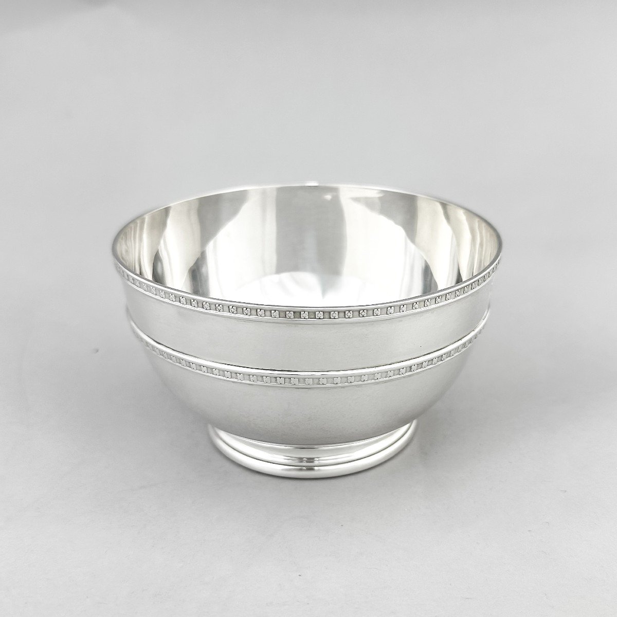 Heavy Sterling Silver Sugar Basin /bowl ,210g  ,925 Silver-photo-3