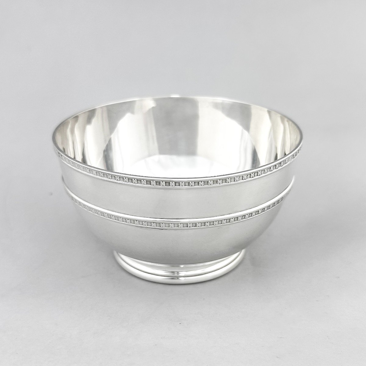 Heavy Sterling Silver Sugar Basin /bowl ,210g  ,925 Silver-photo-1