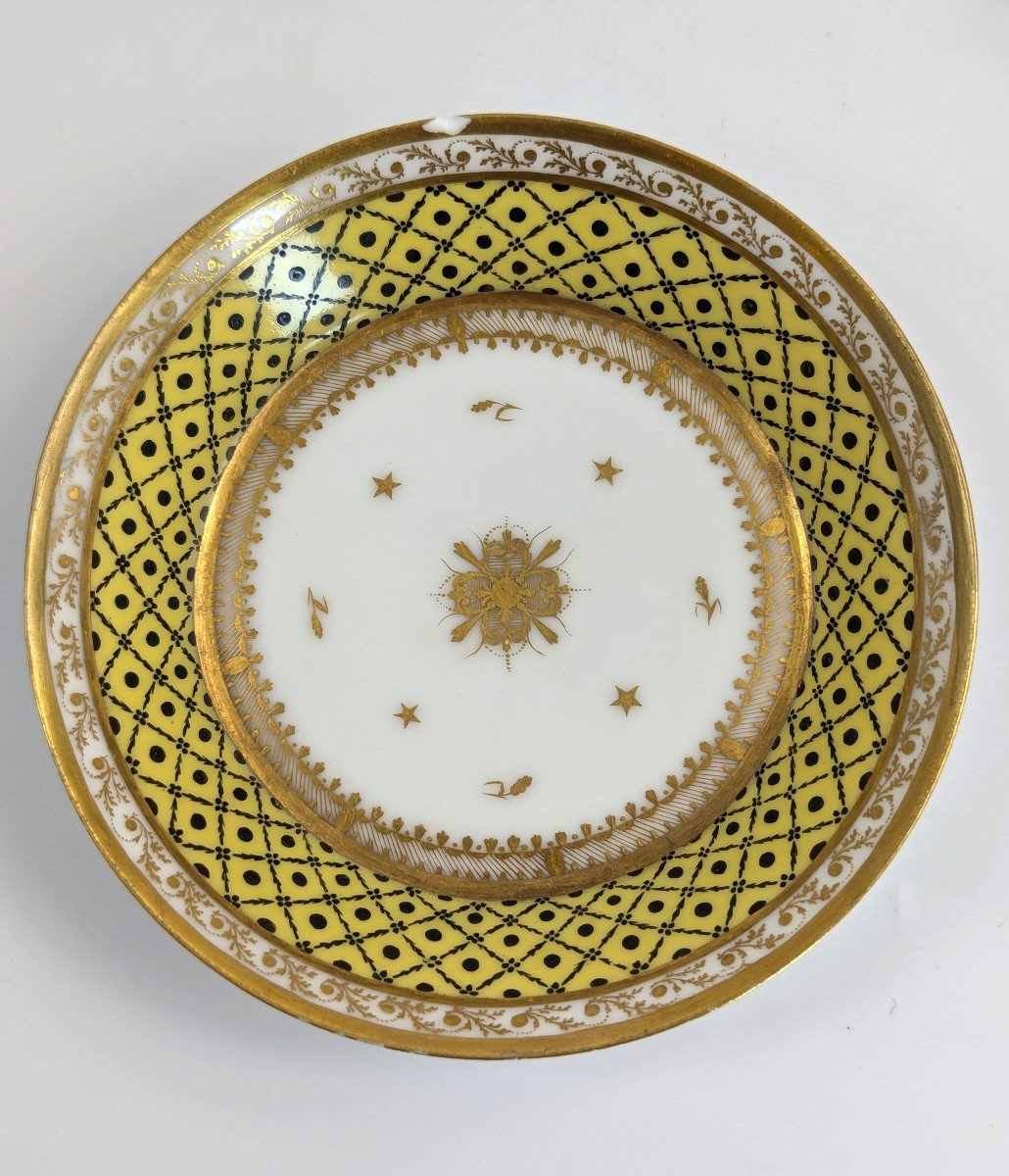 Tasse Et Soucoupe Antiques En Porcelaine, Dihl Et Guérhard, France, Vers 1790-photo-4