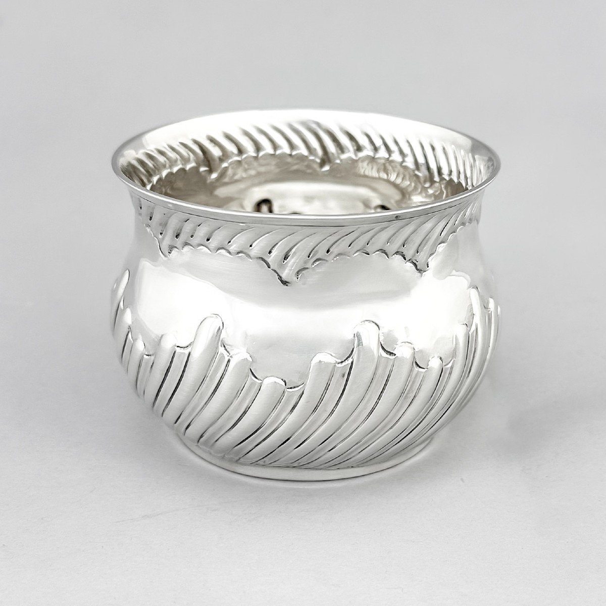  Victorian Sterling Silver Sugar Bowl,1882,107 G  -photo-2