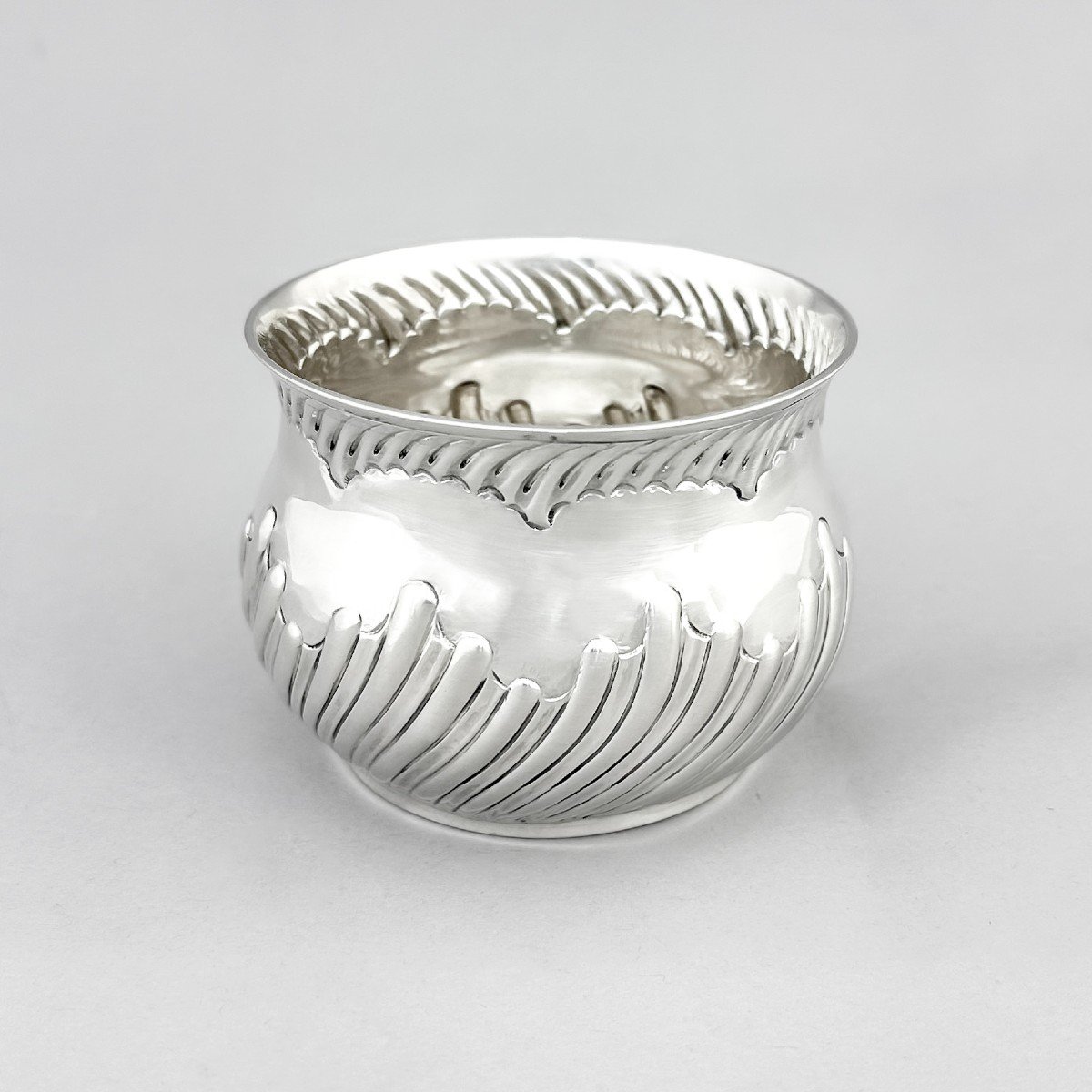  Victorian Sterling Silver Sugar Bowl,1882,107 G  -photo-4