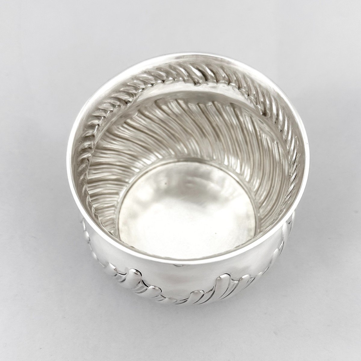  Victorian Sterling Silver Sugar Bowl,1882,107 G  -photo-2