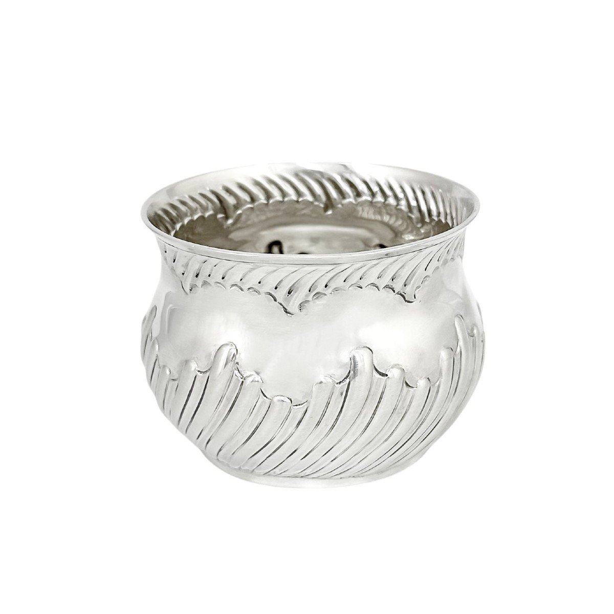  Victorian Sterling Silver Sugar Bowl,1882,107 G  