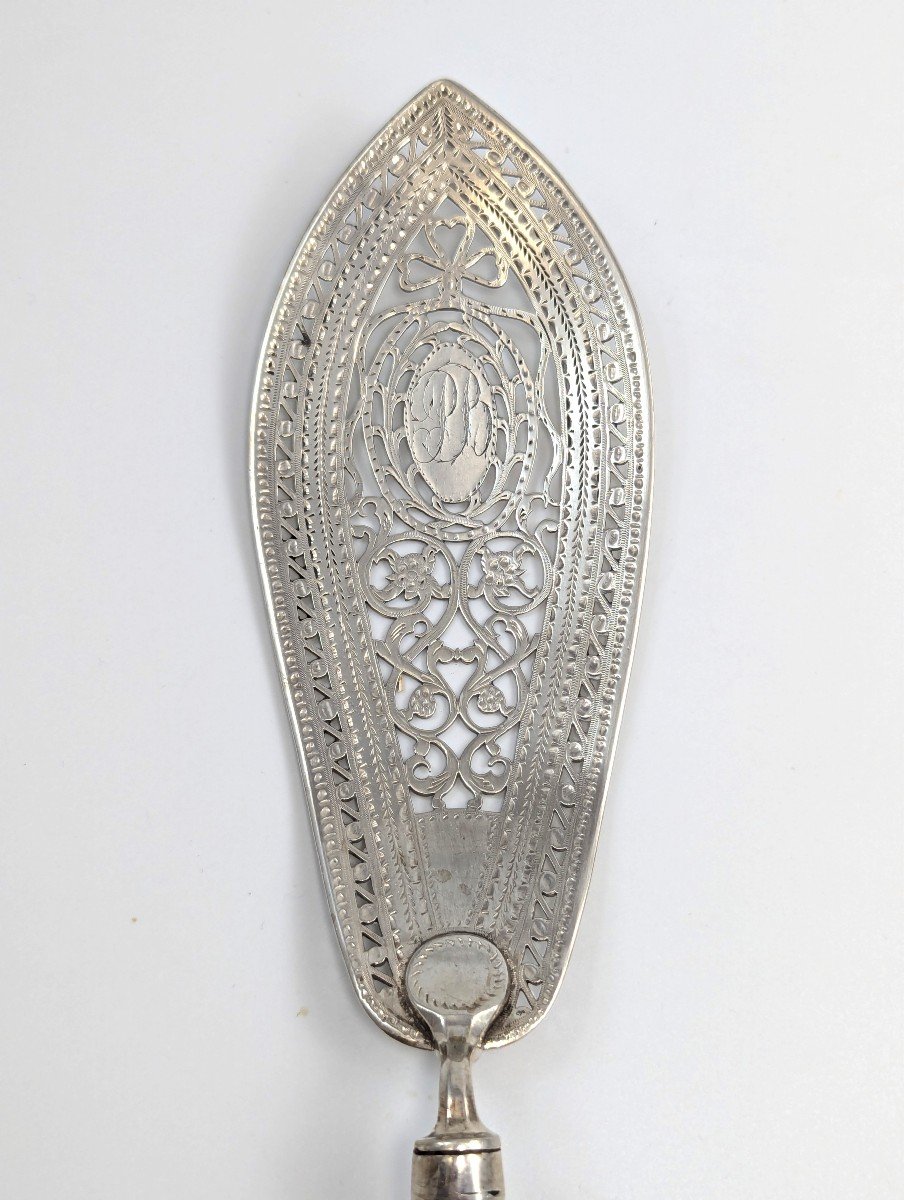 Thomas Daniell, Silver Cake Server, 1782, George III-photo-2