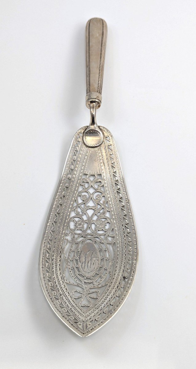 Thomas Daniell, Silver Cake Server, 1782, George III-photo-3