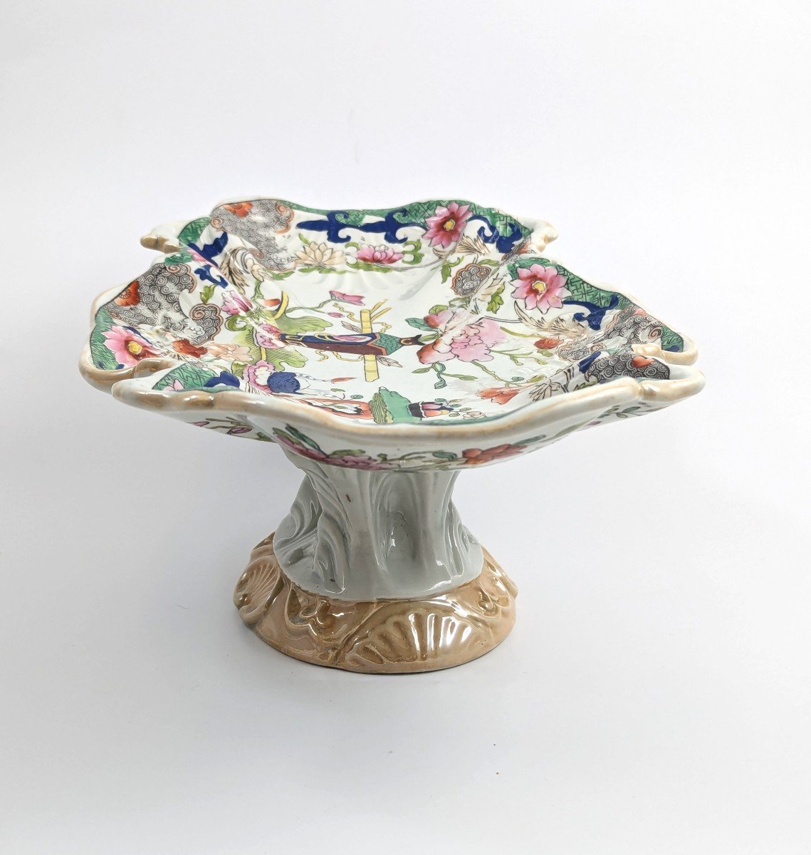 Rare Centre De Table En Pierre De Fer De Mason, 1818-1825-photo-3