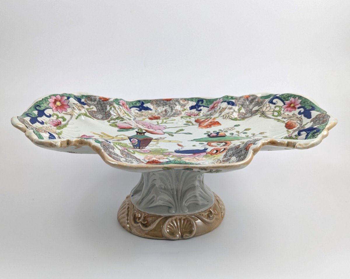 Rare Centre De Table En Pierre De Fer De Mason, 1818-1825