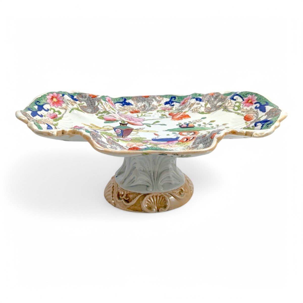 Rare Mason's Ironstone Dessert Centerpiece, 1818-1825