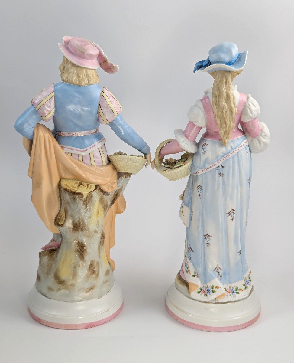 Conta & Boehme Figurines Of Gardeners, Late 19th Century-photo-4