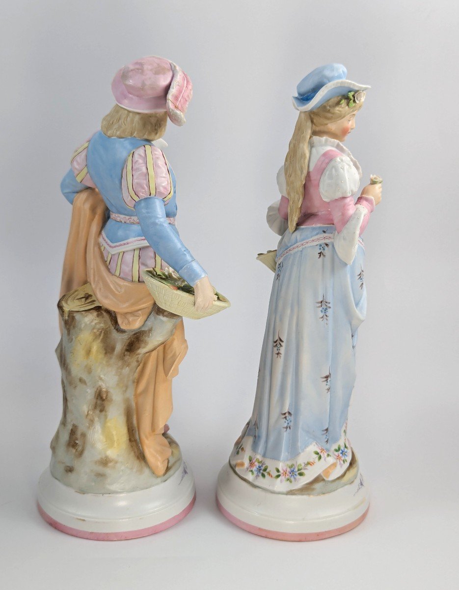 Conta & Boehme Figurines Of Gardeners, Late 19th Century-photo-1