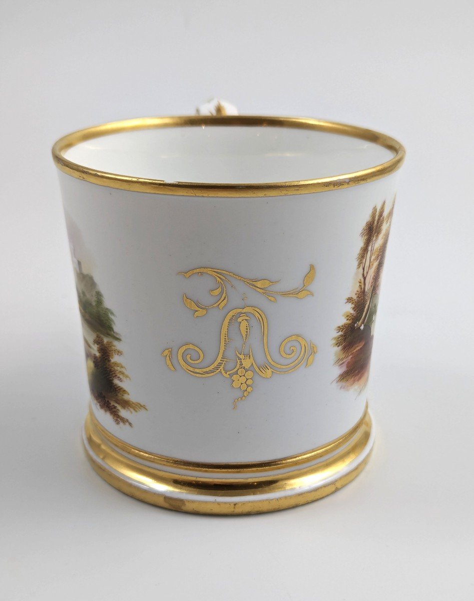 Grainger’s Worcester Porcelain Porter Mug, C. 1820-photo-4