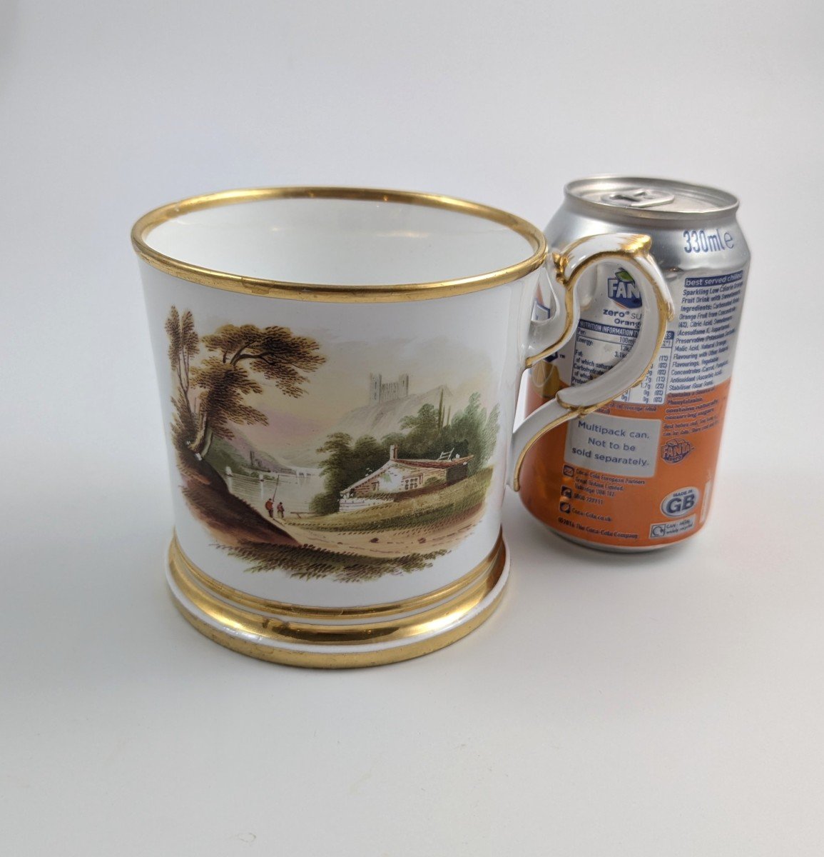 Grainger’s Worcester Porcelain Porter Mug, C. 1820-photo-4