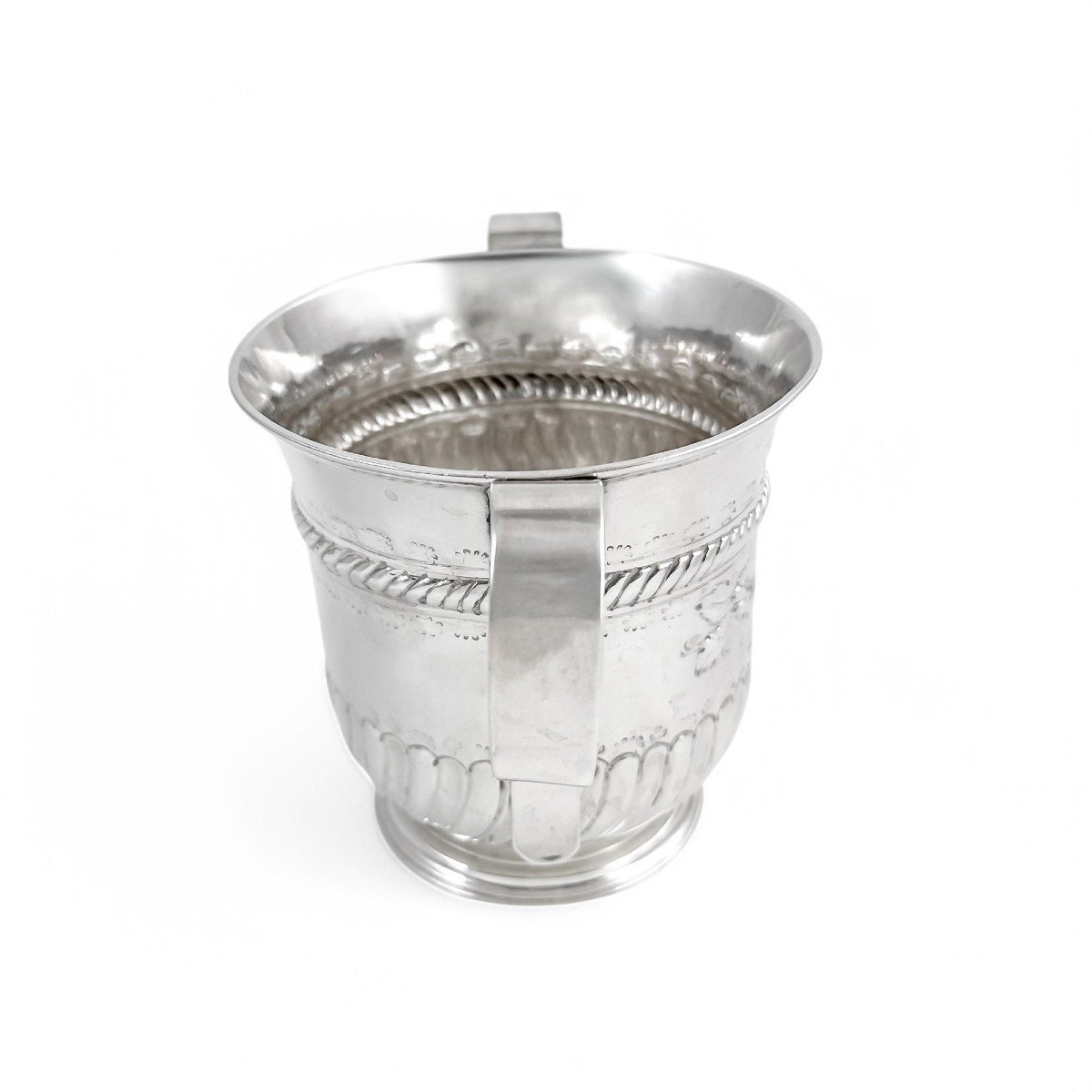 Sucrier / Porringer Ancien En Argent Sterling époque Georgienne, William & Robert Peaston, 1761-photo-2