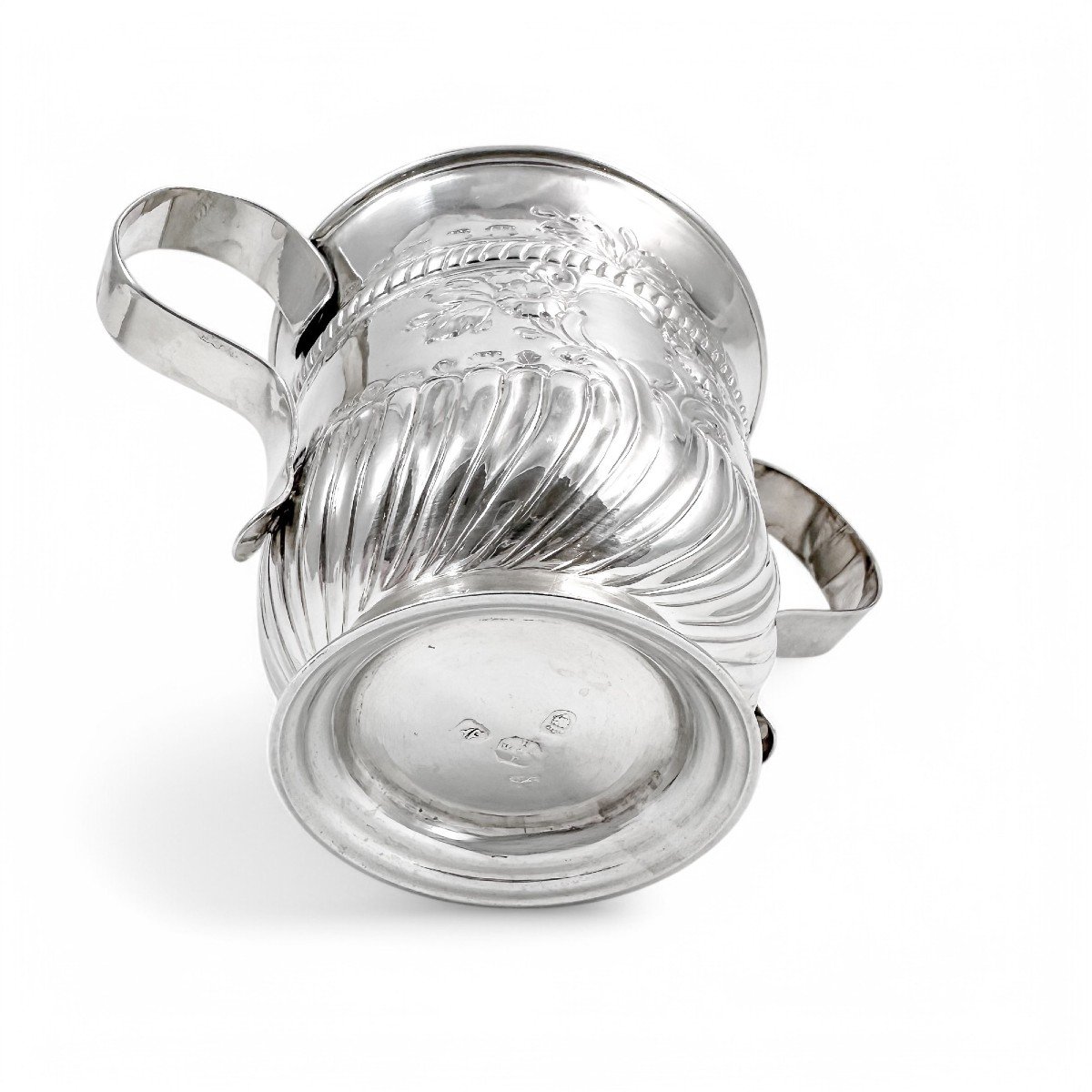 Sucrier / Porringer Ancien En Argent Sterling époque Georgienne, William & Robert Peaston, 1761-photo-2