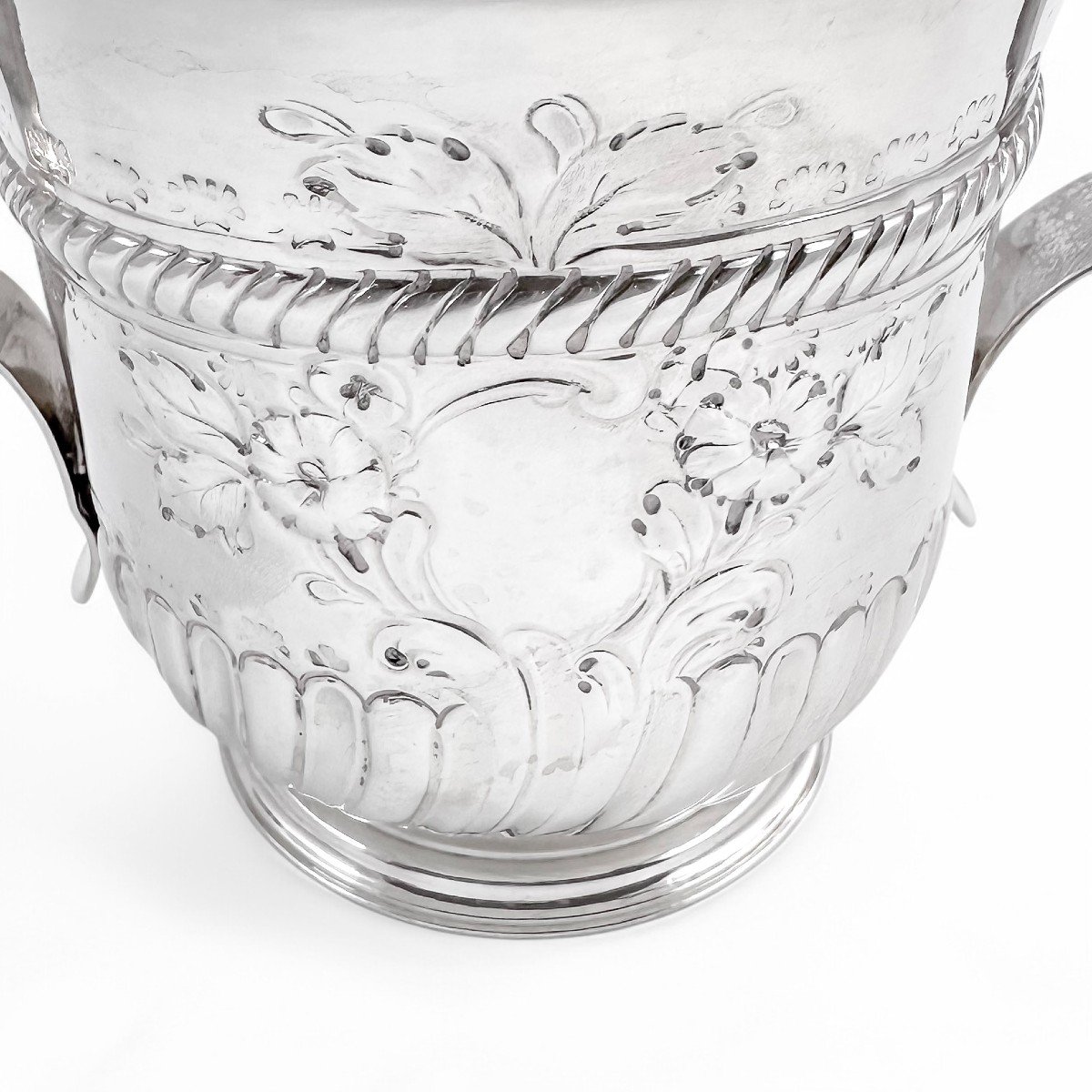 Sucrier / Porringer Ancien En Argent Sterling époque Georgienne, William & Robert Peaston, 1761-photo-6