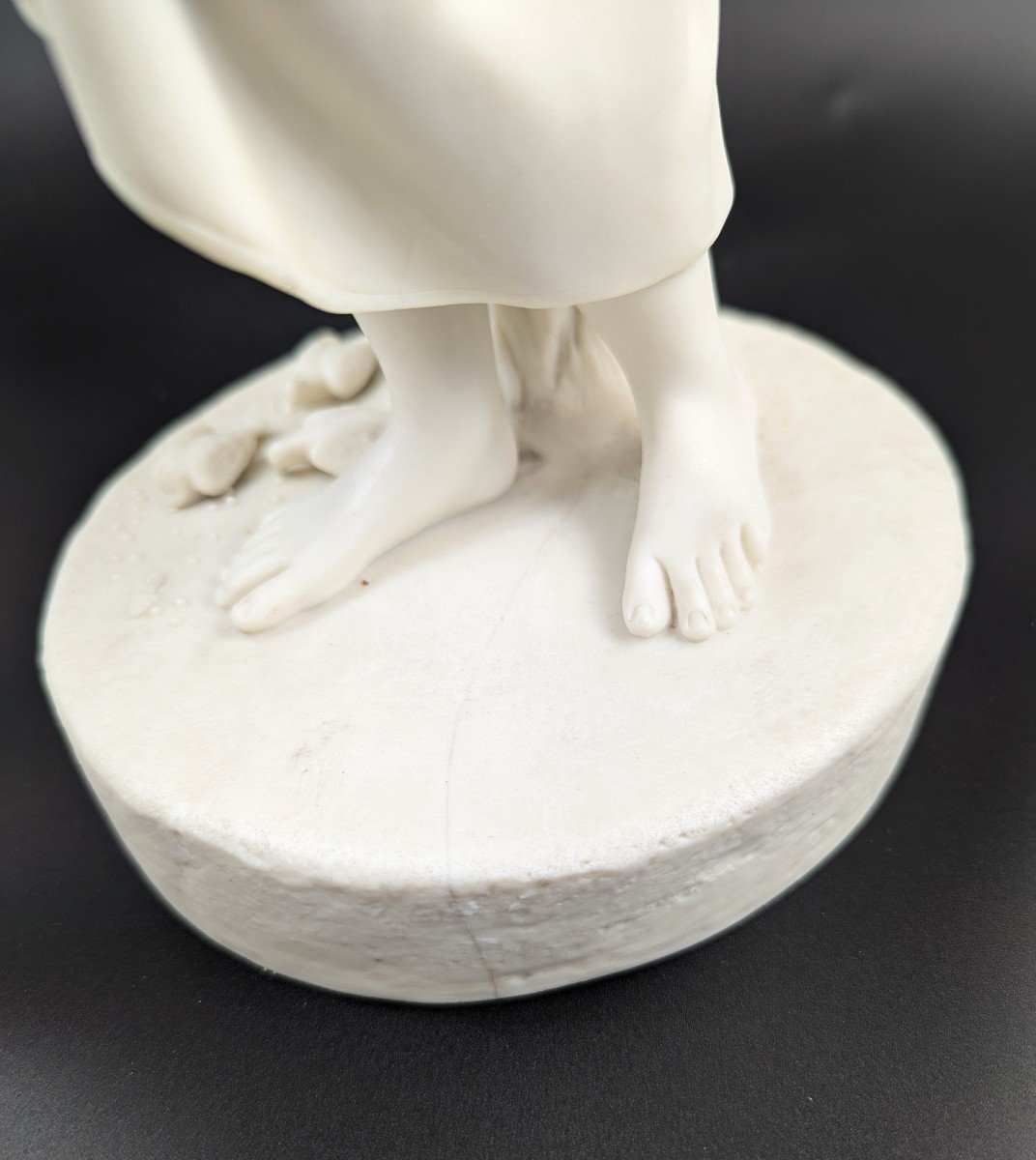 Copeland Parian Porcelain Figurine Of Virginia, C. 1848-photo-4