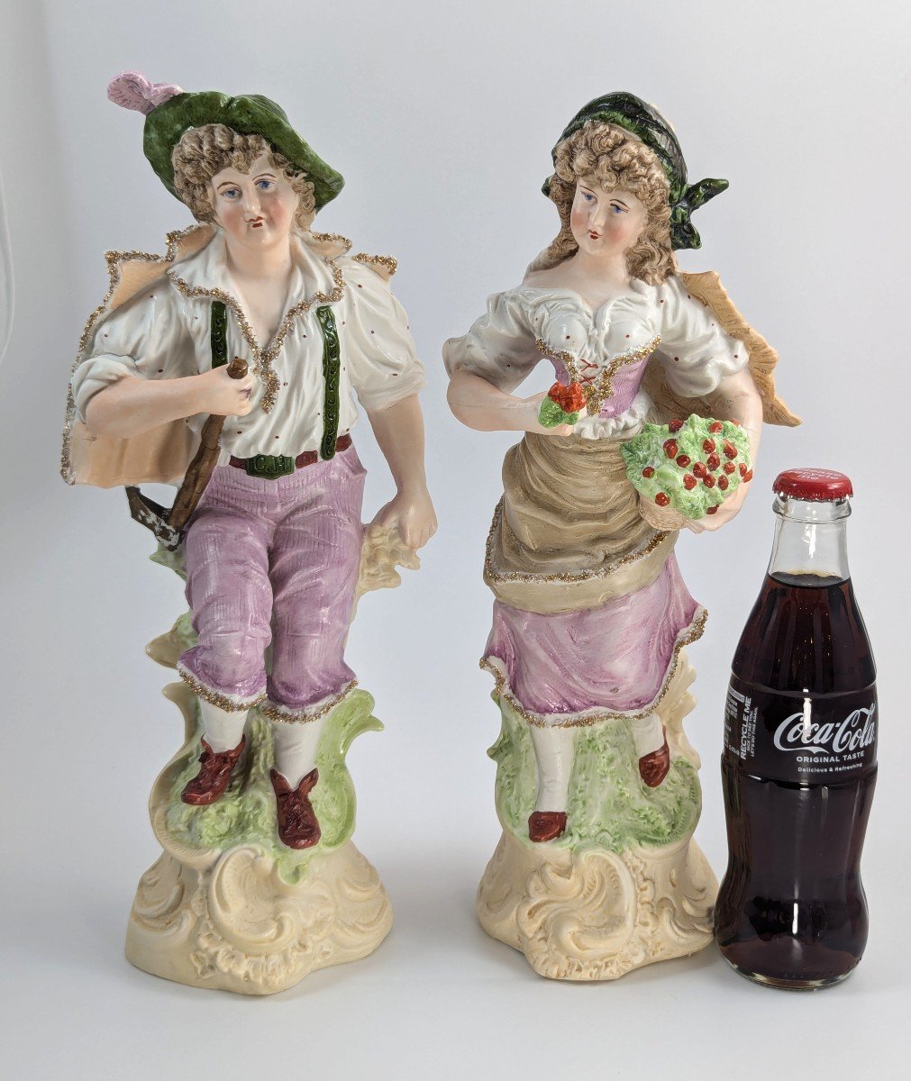 Figurines En Porcelaine Biscuit De Gebrüder Heubach, 1879-photo-3