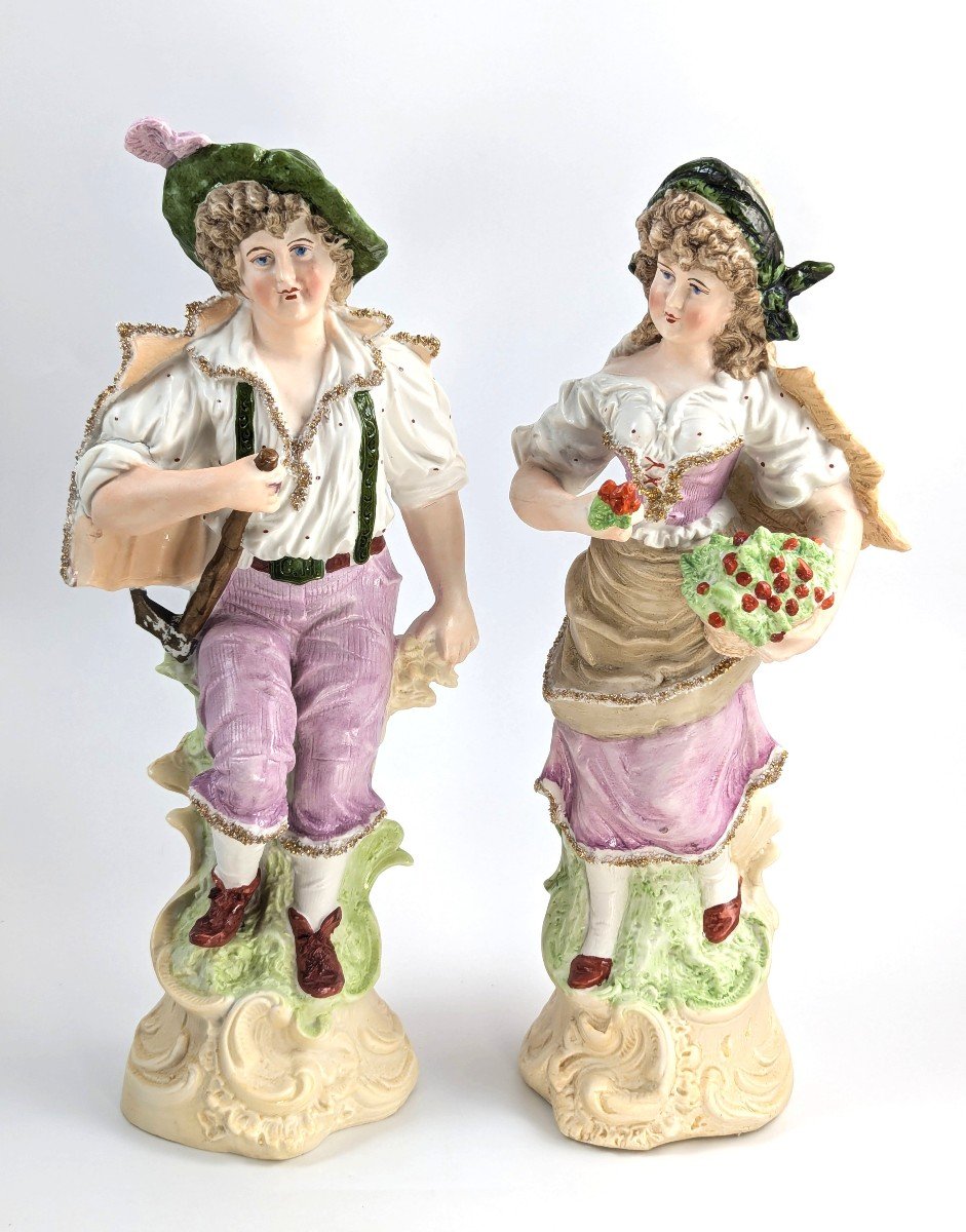 Figurines En Porcelaine Biscuit De Gebrüder Heubach, 1879