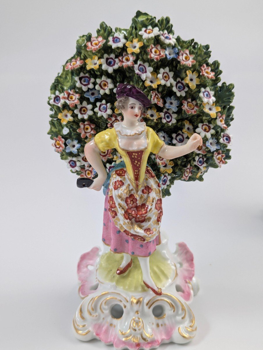 Samson De Paris Après Chelsea Figurines En Porcelaine, Vers 1850-photo-2