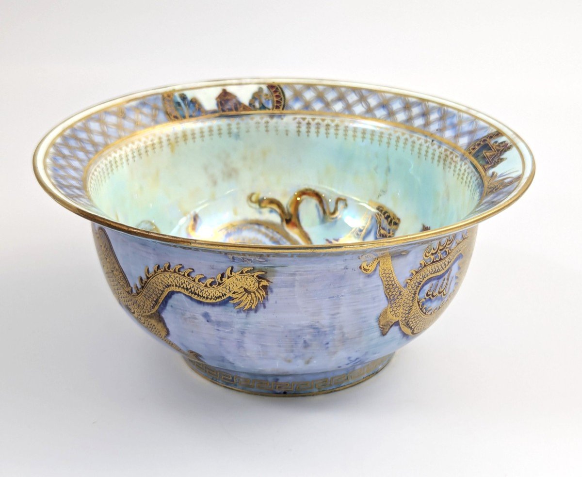 Bol Lustre « King Dragon » De Wedgwood, Daisy Makeig-jones, Vers 1915-photo-2