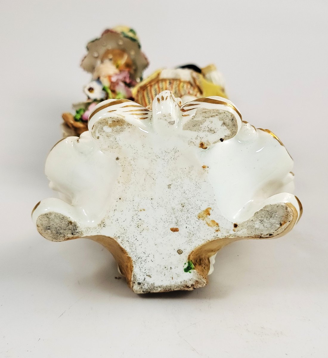 Paire De Chandeliers En Porcelaine  Derby, Période Géorgienne Vers 1770-photo-2