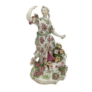 Early Derby, Patch Period, Diana Figurine, William Duesbury & Co., Ca. 1765