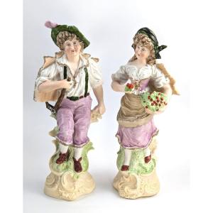 Figurines En Porcelaine Biscuit De Gebrüder Heubach, 1879