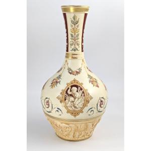 Wedgwood Persian Style Vase By Thomas Allen, 1887.rare