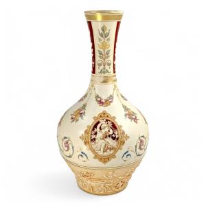 Vase oriental antique Wedgwood, style persan, design de Thomas Allen, 1887