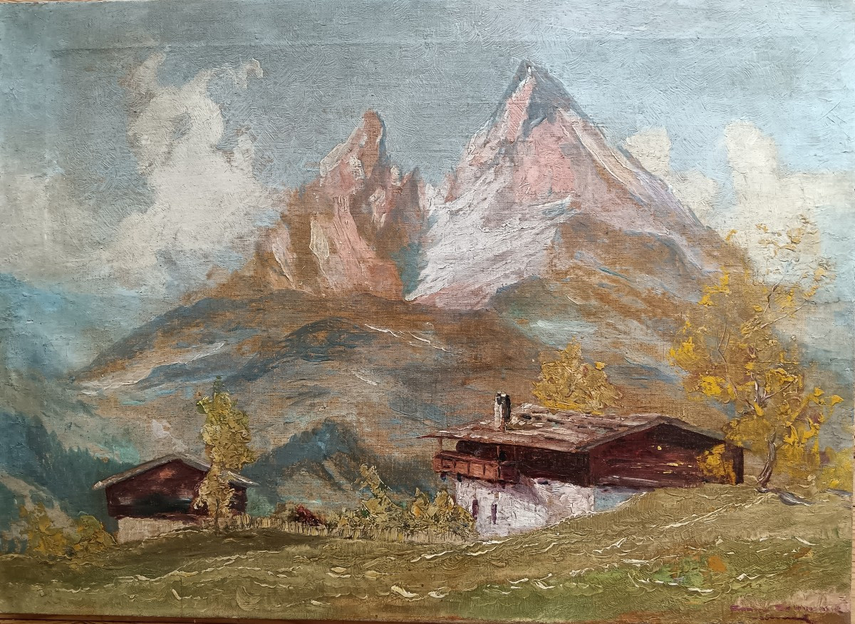 "steinerness Meer Mountain Range Near Berchtesgaden"