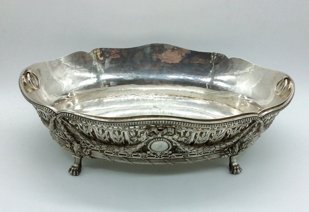 Silver Planter, Bointaburet, Minerva, Late 19th Century.-photo-2