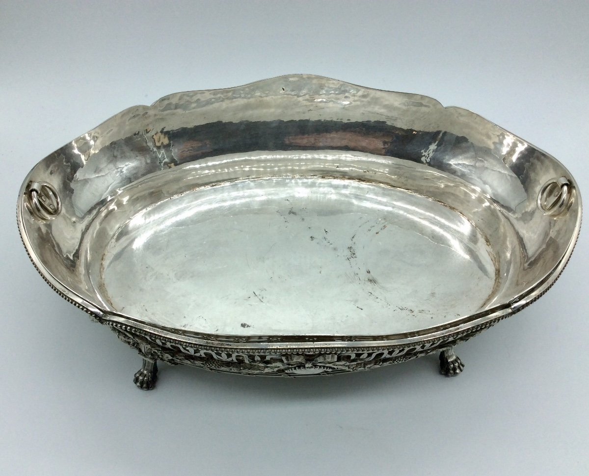 Silver Planter, Bointaburet, Minerva, Late 19th Century.-photo-3