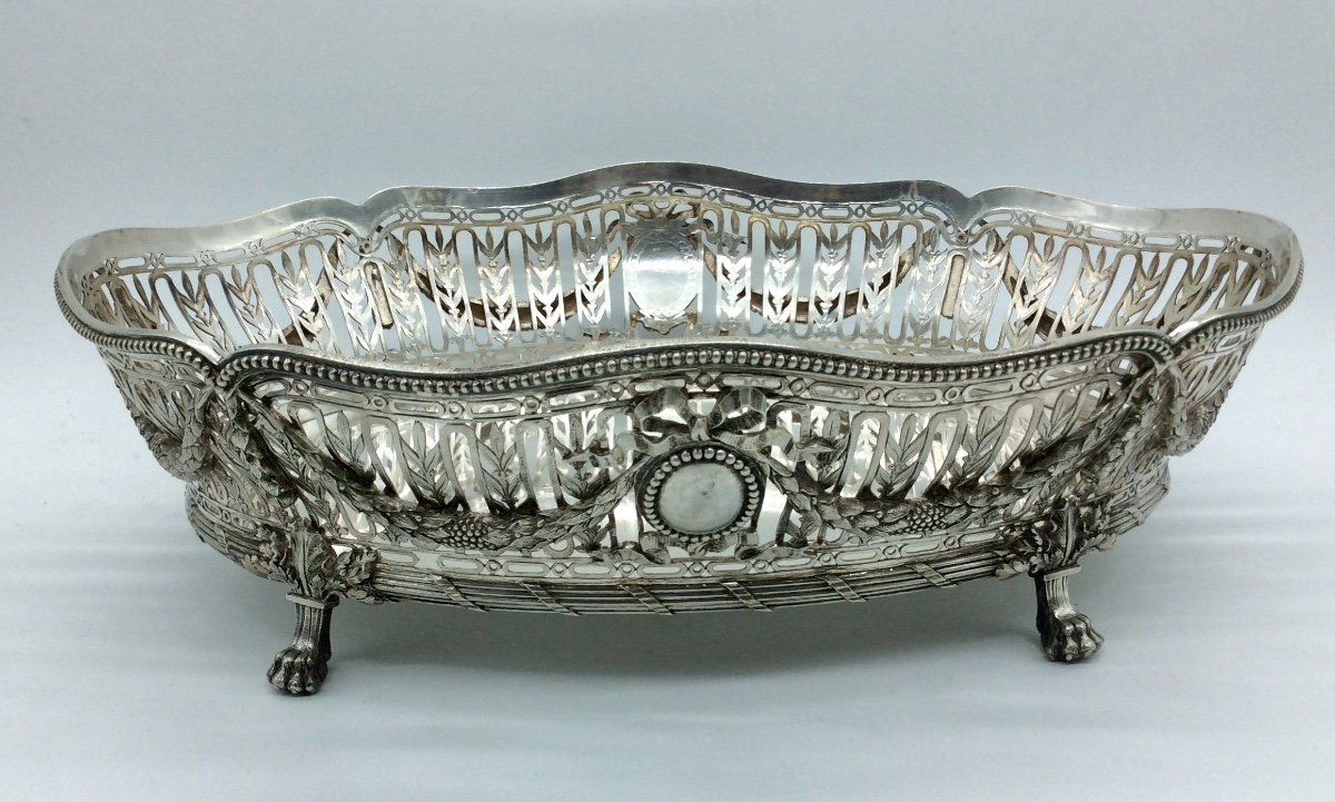 Silver Planter, Bointaburet, Minerva, Late 19th Century.-photo-1