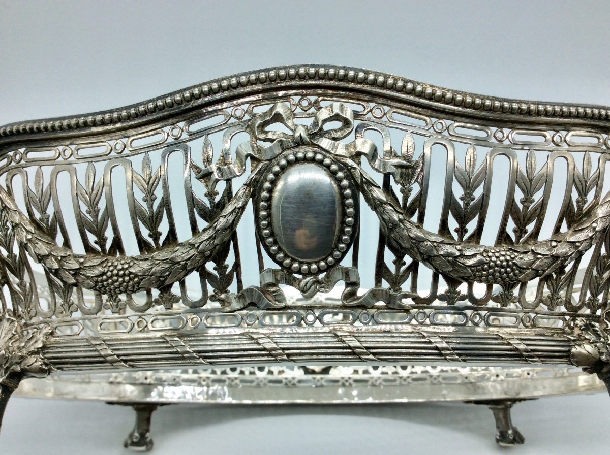 Silver Planter, Bointaburet, Minerva, Late 19th Century.-photo-2