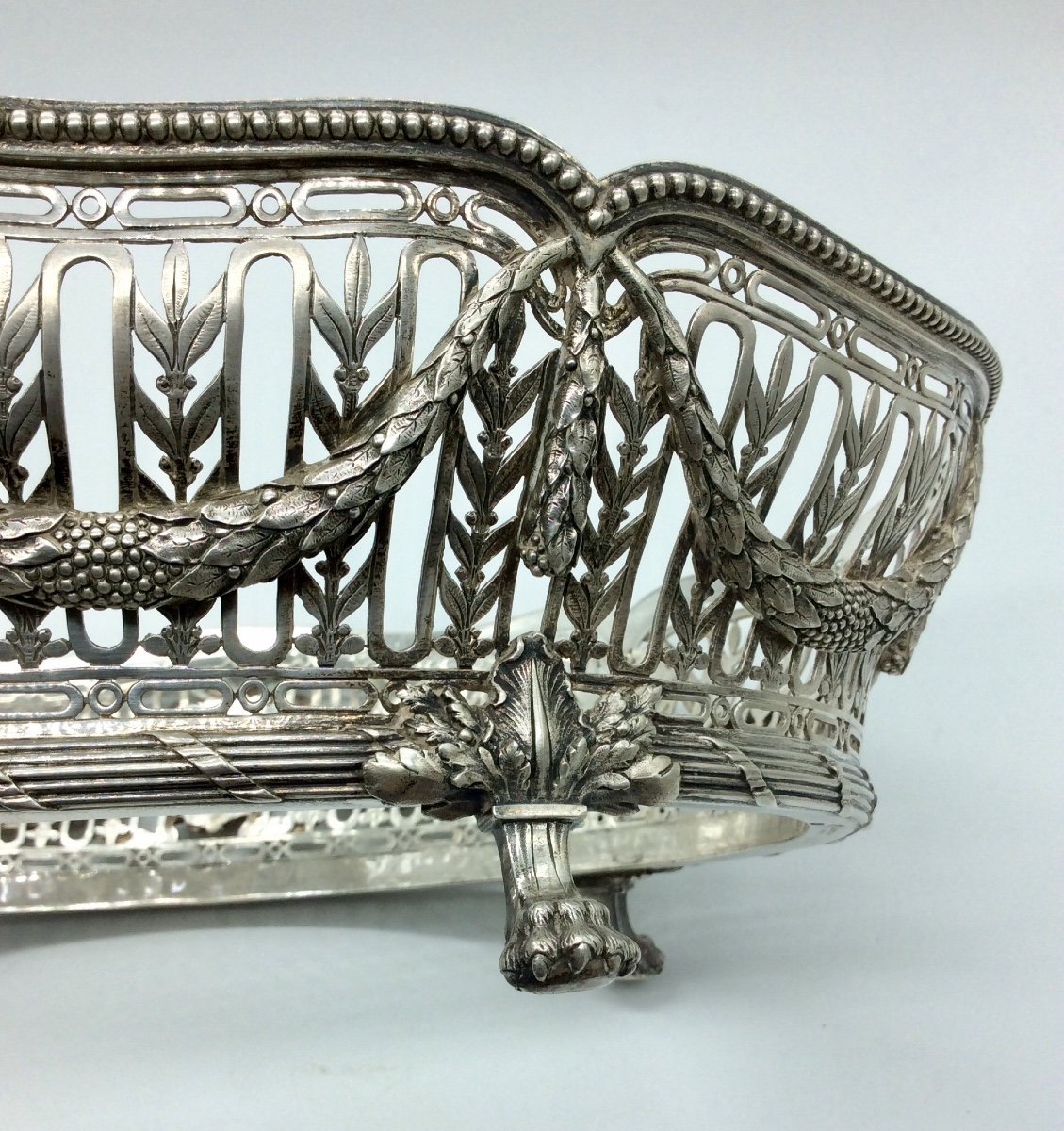 Silver Planter, Bointaburet, Minerva, Late 19th Century.-photo-3