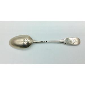 Stew Spoon, Silver, Carcassonne, 18th Century.