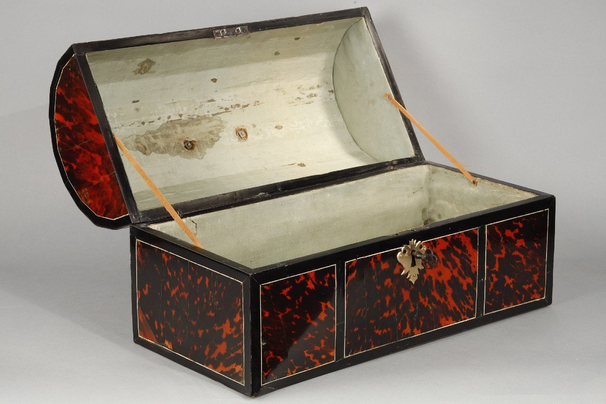 Flemish Tortoiseshell Chest, Late 17th Century-photo-5