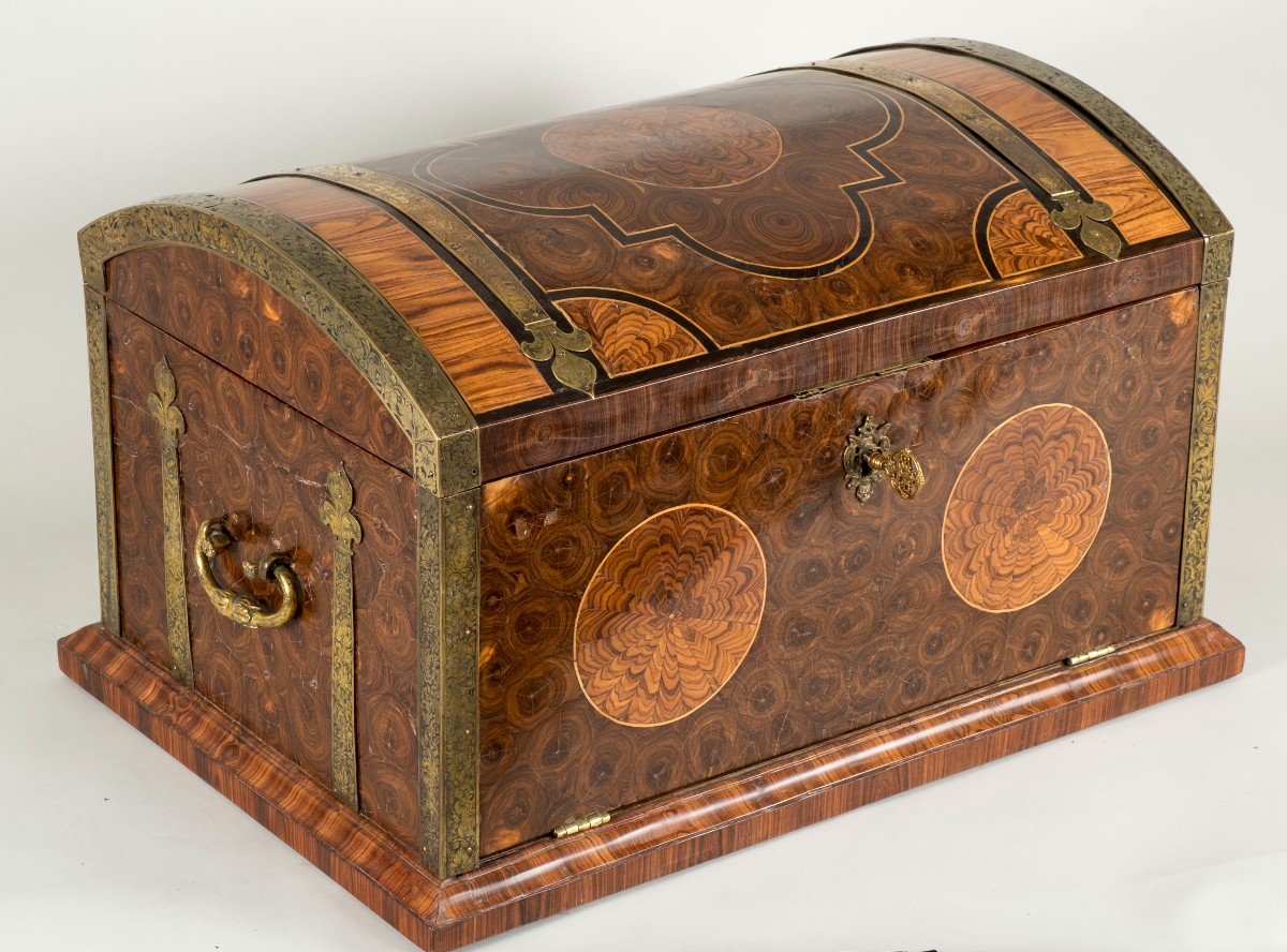 Exceptional Louis XIV Travel Chest