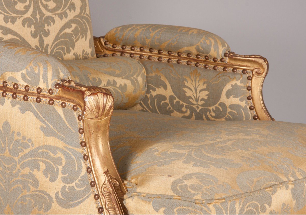 Bergère d'époque Louis XV-photo-2