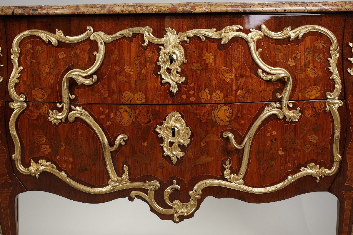 Commode Louis XV Estampillée De Christophe Wolff-photo-2