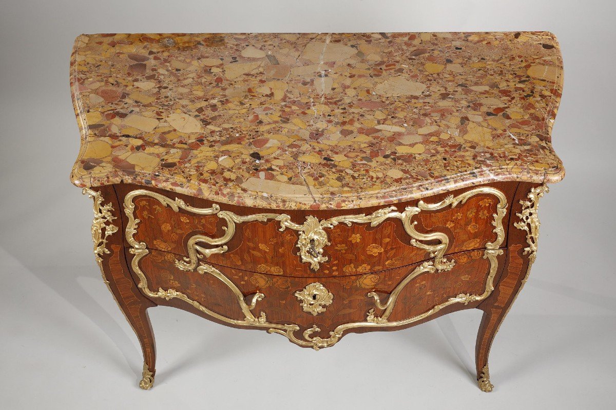 Commode Louis XV Estampillée De Christophe Wolff-photo-1