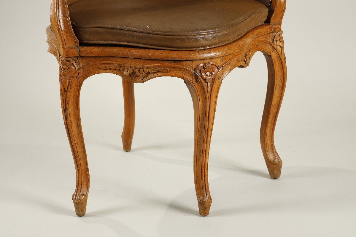 Louis XV Period Desk Armchair Stamped Forget-photo-2