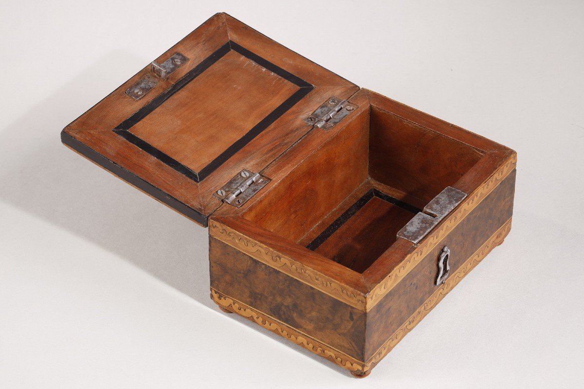 Small Sewing Box Attributed To Hache-photo-7