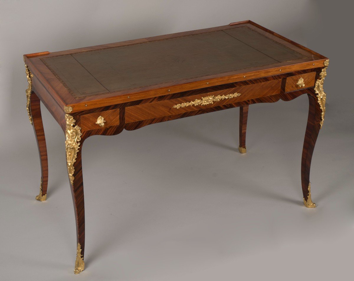 Table Tric-trac D’époque Louis XV Estampillée De Jean Hoffenrichler, Dit Potarange-photo-4