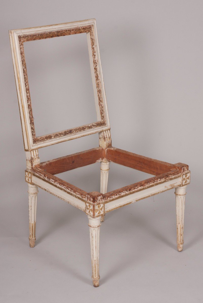 Set Of Four Louis XVI Chairs-photo-1