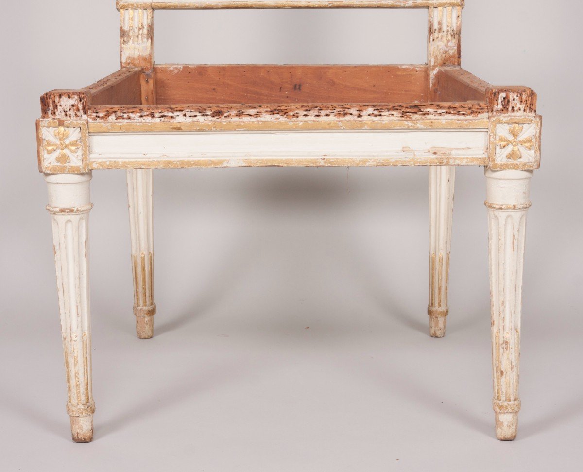 Set Of Four Louis XVI Chairs-photo-7