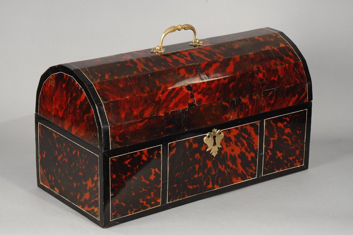 Flemish Tortoiseshell Box, Late 17th Century 