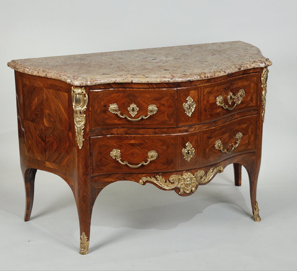 Curved Chest Of Drawers Attributed To Migeon